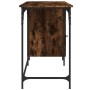 Escritorio ordenador madera ingeniería roble humo 131x48x75 cm de , Escritorios - Ref: Foro24-836220, Precio: 85,58 €, Descue...