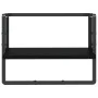 Wall shelf with black bar 40x25x30 cm by , Shelves and shelves - Ref: Foro24-836283, Price: 16,60 €, Discount: %