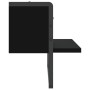 Estante de pared con barra negro 40x25x30 cm de , Estantes y estanterías - Ref: Foro24-836283, Precio: 16,81 €, Descuento: %