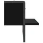 Wall shelf with black bar 40x25x30 cm by , Shelves and shelves - Ref: Foro24-836283, Price: 16,60 €, Discount: %