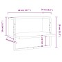 Estante de pared con barra negro 40x25x30 cm de , Estantes y estanterías - Ref: Foro24-836283, Precio: 16,81 €, Descuento: %