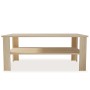 Engineered wood coffee table oak 100x59x42 cm by vidaXL, Coffee table - Ref: Foro24-244858, Price: 66,19 €, Discount: %