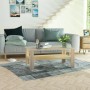 Engineered wood coffee table oak 100x59x42 cm by vidaXL, Coffee table - Ref: Foro24-244858, Price: 66,19 €, Discount: %