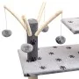 Katzenkratzbaum Sisal Kratzbaum 125 cm Fußabdrücke grau von vidaXL, Katzenmöbel - Ref: Foro24-170481, Preis: 70,53 €, Rabatt: %