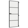 Puerta interior delgada negra vidrio y aluminio 83x201,5 cm de , Puertas para el hogar - Ref: Foro24-155119, Precio: 229,62 €...