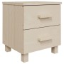 HAMAR bedside tables 2 units solid pine honey brown 40x35x44.5 cm by vidaXL, Nightstands - Ref: Foro24-340408, Price: 81,09 €...