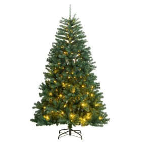 Árbol de Navidad artificial con bisagras 300 LEDs 270 cm