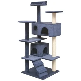 Cat scratching post sisal scratching post 125 cm dark blue by vidaXL, Cat furniture - Ref: Foro24-170479, Price: 89,93 €, Dis...