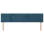 Cabeceros 2 unidades de terciopelo azul oscuro 100x5x78/88 cm de , Cabeceros y pies de cama - Ref: Foro24-346198, Precio: 54,...