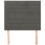 Kopfteile 2 Einheiten aus dunkelgrauem Samt 100x5x78/88 cm von , Kopf- und Fußteile - Ref: Foro24-3116515, Preis: 48,29 €, Ra...