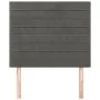 Kopfteile 2 Einheiten aus dunkelgrauem Samt 100x5x78/88 cm von , Kopf- und Fußteile - Ref: Foro24-3116515, Preis: 47,75 €, Ra...