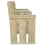 Banco de jardín 2 plazas madera de pino impregnada 150 cm de vidaXL, Bancos de jardín - Ref: Foro24-43260, Precio: 133,25 €, ...