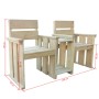 2-Sitzer-Gartenbank aus imprägniertem Kiefernholz 150 cm von vidaXL, Gartenbänke - Ref: Foro24-43260, Preis: 131,01 €, Rabatt: %