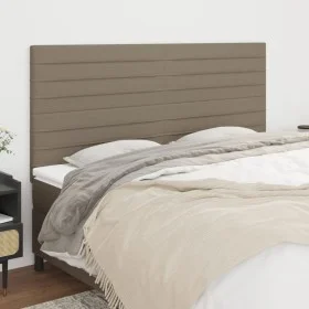 Headboards 4 units of taupe gray fabric 90x5x78/88 cm by , Headboards and footboards - Ref: Foro24-3116490, Price: 127,49 €, ...