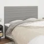 Headboards 4 units of light gray fabric 90x5x78/88 cm by , Headboards and footboards - Ref: Foro24-3116486, Price: 107,07 €, ...