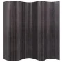 Gray bamboo divider screen 250x165 cm by vidaXL, Room dividers - Ref: Foro24-244611, Price: 59,00 €, Discount: %