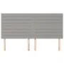 Headboards 4 units of light gray fabric 90x5x78/88 cm by , Headboards and footboards - Ref: Foro24-3116486, Price: 107,07 €, ...