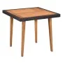 Set de comedor de jardín 5 pzas ratán sintético negro y marrón de vidaXL, Conjuntos de jardín - Ref: Foro24-44074, Precio: 32...