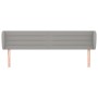 Kopfteil aus hellgrauem Stoff, 203 x 23 x 78/88 cm von , Kopf- und Fußteile - Ref: Foro24-3117306, Preis: 66,56 €, Rabatt: %