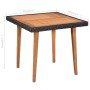 Set de comedor de jardín 5 pzas ratán sintético negro y marrón de vidaXL, Conjuntos de jardín - Ref: Foro24-44074, Precio: 32...
