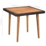 Set de comedor de jardín 5 pzas ratán sintético negro y marrón de vidaXL, Conjuntos de jardín - Ref: Foro24-44074, Precio: 32...