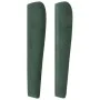 Headboard with dark green velvet ears 183x23x118/128cm by , Headboards and footboards - Ref: Foro24-3118159, Price: 144,22 €,...
