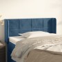Dunkelblaues Samtkopfteil 93x16x78/88 cm von , Kopf- und Fußteile - Ref: Foro24-3118808, Preis: 57,75 €, Rabatt: %