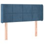 Dunkelblaues Samtkopfteil 93x16x78/88 cm von , Kopf- und Fußteile - Ref: Foro24-3118808, Preis: 57,75 €, Rabatt: %