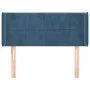 Cabecero de terciopelo azul oscuro 93x16x78/88 cm de , Cabeceros y pies de cama - Ref: Foro24-3118808, Precio: 56,65 €, Descu...