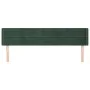 Cabecero de terciopelo verde oscuro 183x16x78/88 cm de , Cabeceros y pies de cama - Ref: Foro24-3118971, Precio: 80,07 €, Des...