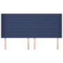 Kopfteil mit blauen Stoffohren 203x16x118/128 cm von , Kopf- und Fußteile - Ref: Foro24-3119748, Preis: 131,51 €, Rabatt: %