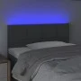 Headboard with LED in dark gray fabric 80x5x78/88 cm by , Headboards and footboards - Ref: Foro24-3121587, Price: 53,95 €, Di...