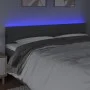 Headboard with LED in dark gray fabric 180x5x78/88 cm by , Headboards and footboards - Ref: Foro24-3121767, Price: 59,56 €, D...