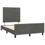 Dunkelgrauer Samtbettrahmen mit Kopfteil 120x200 cm von , Betten und Lattenroste - Ref: Foro24-3125807, Preis: 165,38 €, Raba...