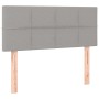 Box spring bed with light gray fabric mattress 90x190 cm by , Beds and slatted bases - Ref: Foro24-3126205, Price: 309,35 €, ...