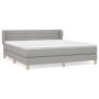 Boxspringbett mit hellgrauer Stoffmatratze 180x200 cm von , Betten und Lattenroste - Ref: Foro24-3126901, Preis: 548,71 €, Ra...