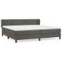 Boxspringbett mit dunkelgrauer Samtmatratze 200x200 cm von , Betten und Lattenroste - Ref: Foro24-3127572, Preis: 552,98 €, R...