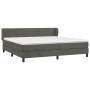 Boxspringbett mit dunkelgrauer Samtmatratze 200x200 cm von , Betten und Lattenroste - Ref: Foro24-3127572, Preis: 552,98 €, R...