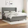 Boxspringbett mit dunkelgrauer Stoffmatratze 180x200 cm von , Betten und Lattenroste - Ref: Foro24-3128062, Preis: 613,52 €, ...