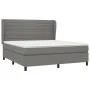 Boxspringbett mit dunkelgrauer Stoffmatratze 180x200 cm von , Betten und Lattenroste - Ref: Foro24-3128062, Preis: 613,52 €, ...