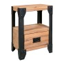 Nachttische 2 Stück aus massivem Akazienholz und Stahl 40x30x54 cm von vidaXL, Nachttische - Ref: Foro24-279100, Preis: 169,5...