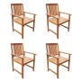 Garten-Essgruppe 5-teilig aus massivem Akazienholz von vidaXL, Gartensets - Ref: Foro24-42622, Preis: 469,08 €, Rabatt: %
