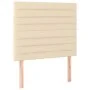 Box spring bed with cream fabric mattress 100x200 cm by , Beds and slatted bases - Ref: Foro24-3128586, Price: 358,23 €, Disc...