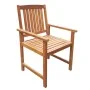 Set de comedor de jardín 5 piezas madera maciza de acacia de vidaXL, Conjuntos de jardín - Ref: Foro24-42622, Precio: 427,31 ...