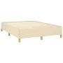 Box spring bed with cream fabric mattress 140x190 cm by , Beds and slatted bases - Ref: Foro24-3128602, Price: 509,98 €, Disc...