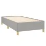 Boxspringbett mit hellgrauer Stoffmatratze 90x190 cm von , Betten und Lattenroste - Ref: Foro24-3128565, Preis: 314,71 €, Rab...
