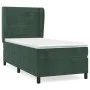 Box spring bed with dark green velvet mattress 90x190 cm by , Beds and slatted bases - Ref: Foro24-3129246, Price: 334,07 €, ...