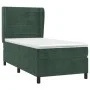 Box spring bed with dark green velvet mattress 90x190 cm by , Beds and slatted bases - Ref: Foro24-3129246, Price: 334,07 €, ...