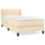 Box spring bed with cream fabric mattress 90x200 cm by , Beds and slatted bases - Ref: Foro24-3129686, Price: 281,13 €, Disco...