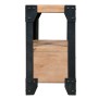 Nachttische 2 Stück aus massivem Akazienholz und Stahl 40x30x54 cm von vidaXL, Nachttische - Ref: Foro24-279100, Preis: 169,5...